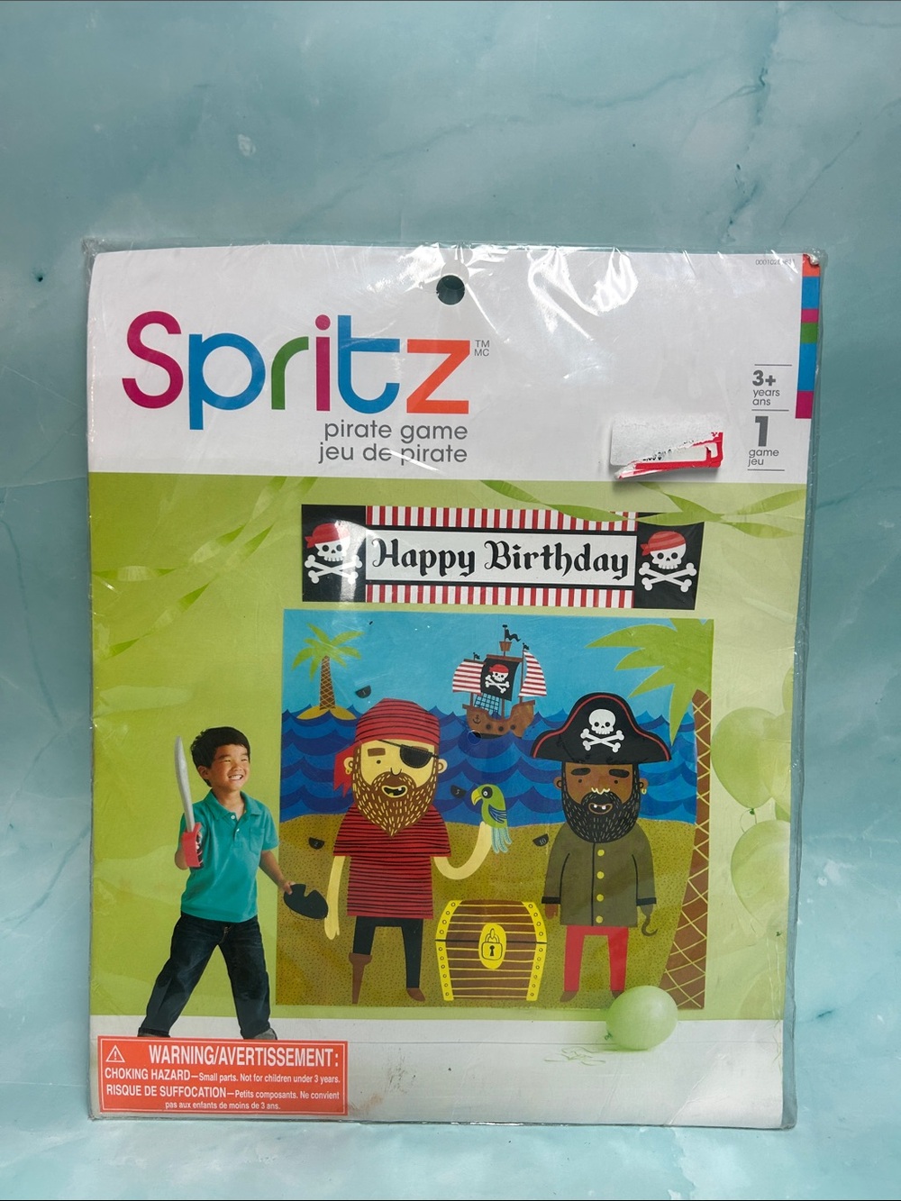 Spritz Pirate Game Happy Birthday Party Banner